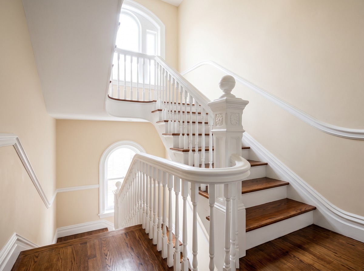 Brownstone staircase